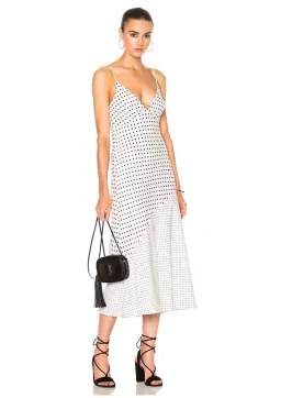 Zimmermann Stranded Tuck Slip Midi Dress Pearl Dot Size 1 / AU 10 for rent on The Volte - image 1