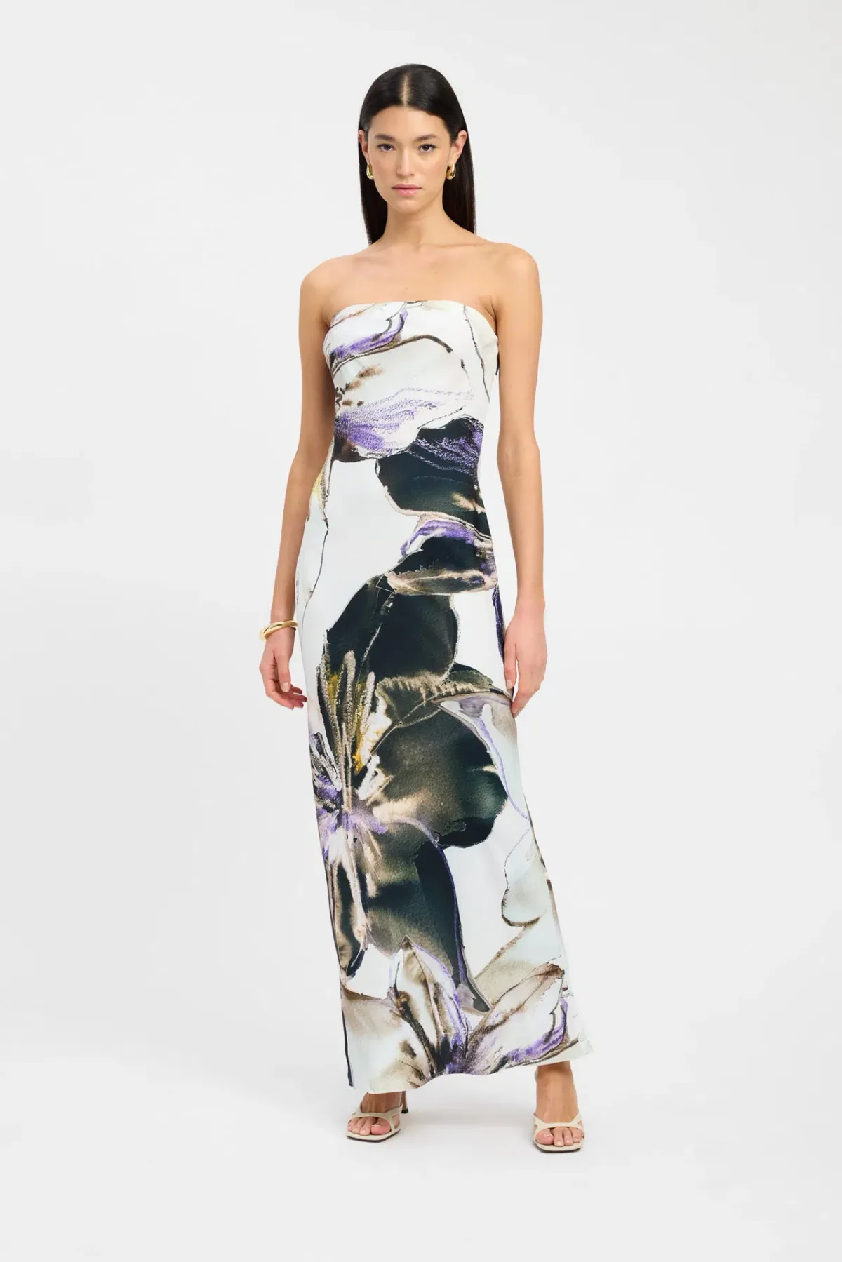 Kookai Ava Midi Dress Multi Floral Size 36 / AU 8 - Image 1