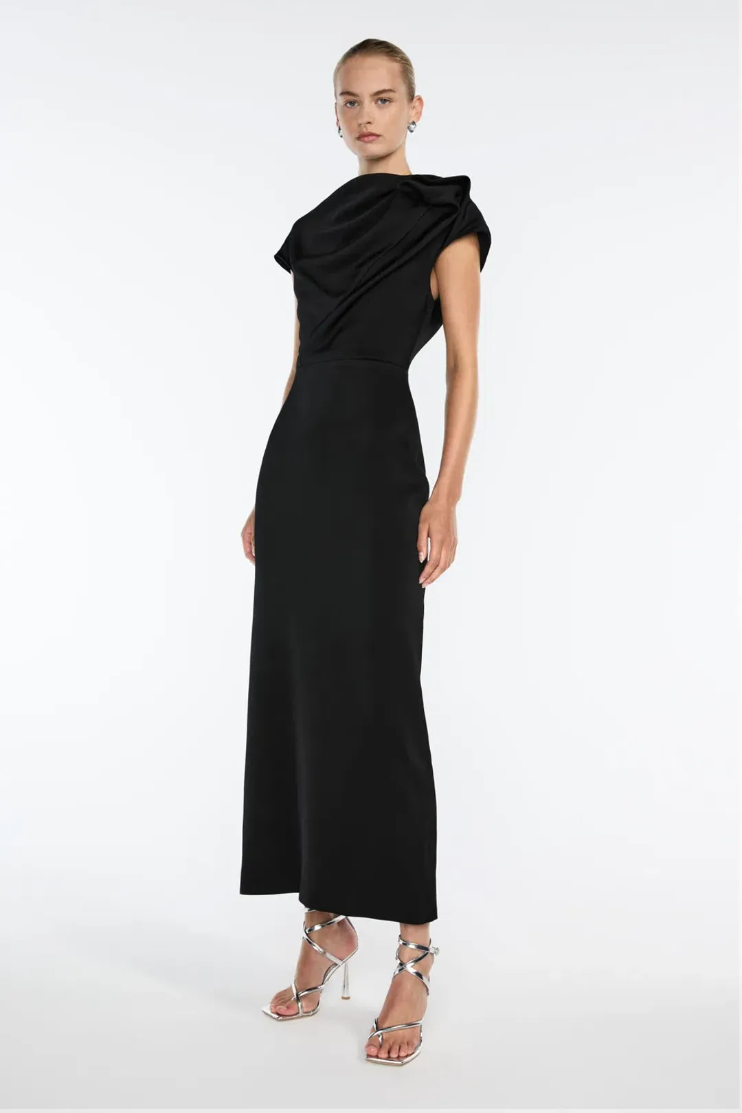 Manning Cartell Grand Illusion Maxi Gown Black Size 16 for rent on The Volte - main image