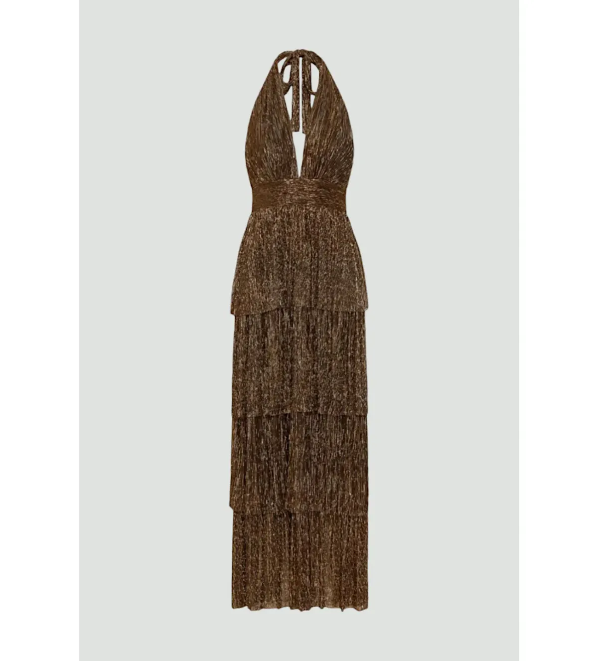 Sheike Galaxy Dress Bronze Size 10 - Image 2