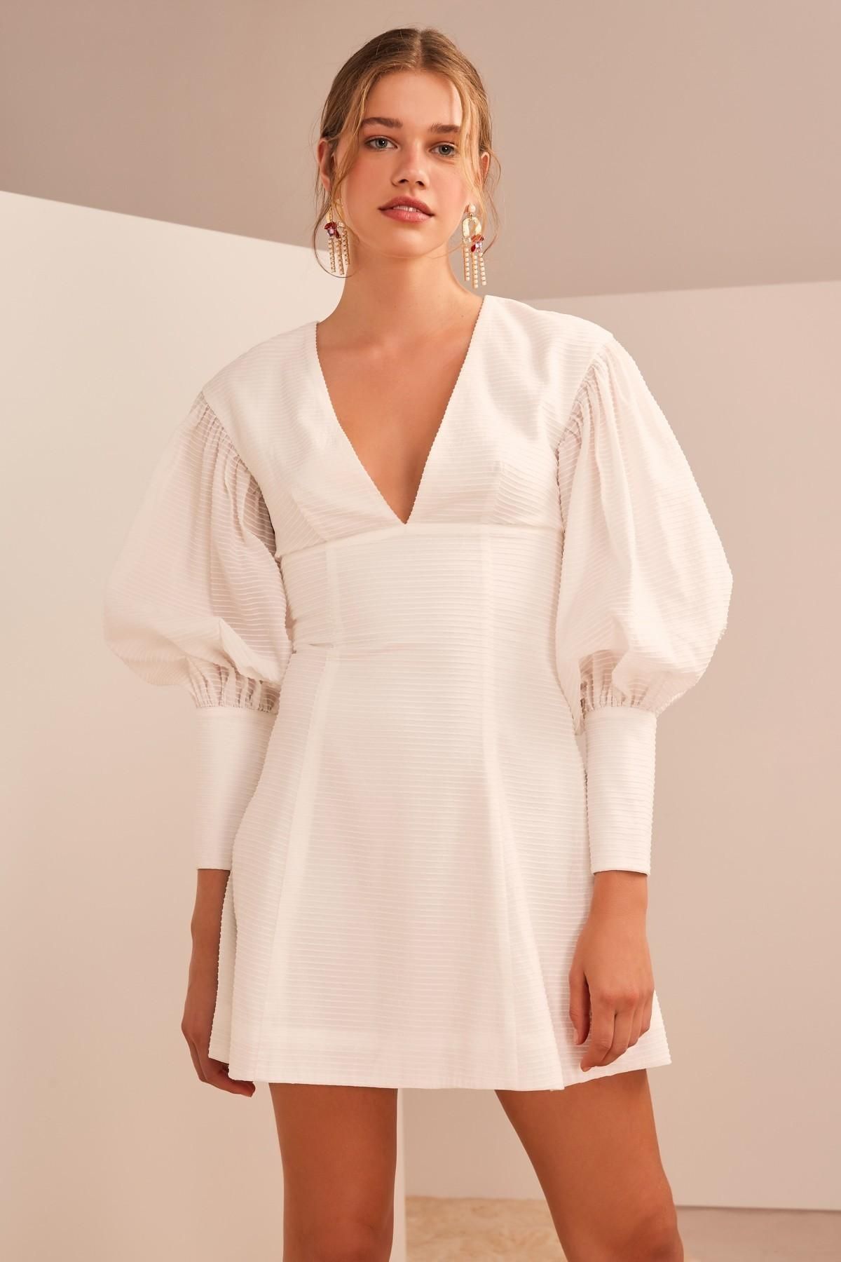 KEEPSAKE THE LABEL Lonely Hearts Dress White Size Small - Image 2