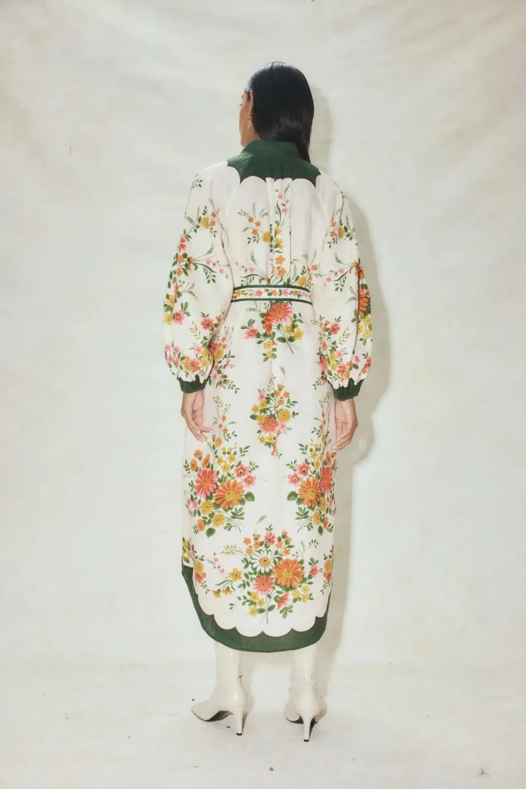 Alemais Elisabetta Shirtdress Multi Print Size 12 for rent on The Volte - main image