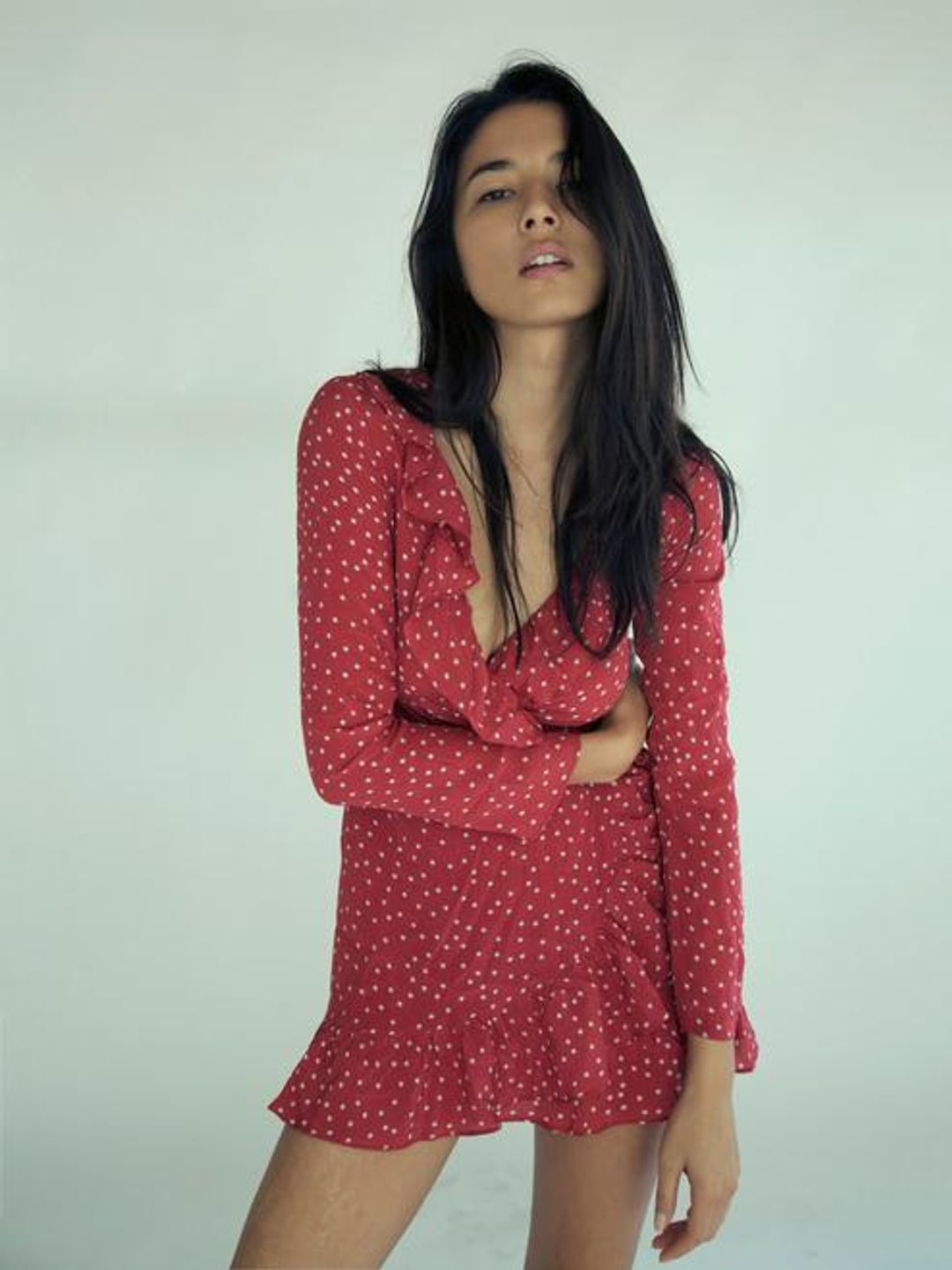 Alexandra Dress - red star realisation par for rent on The Volte - main image