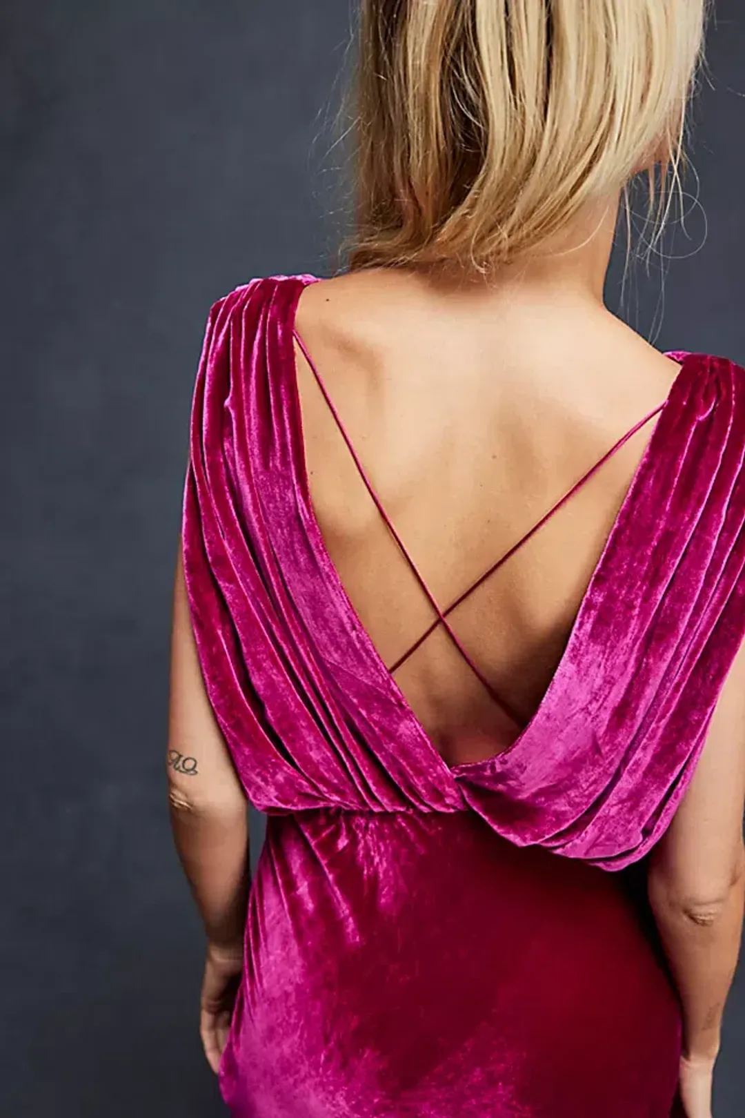 Mes Demoiselles Travis Dress in Fuchsia Size 6 for rent on The Volte - main image