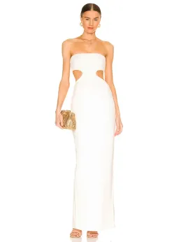 Natalie Rolt Carmen Gown White Size XS / AU 6 for rent on The Volte - image 1