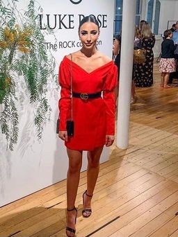 By Kane Fortune Dress Red Size AU 6 for rent on The Volte - image 1