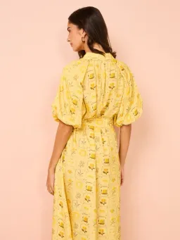 Palm Noosa Carla Dress In Amarilla Tile Size 14 for rent on The Volte - image 3