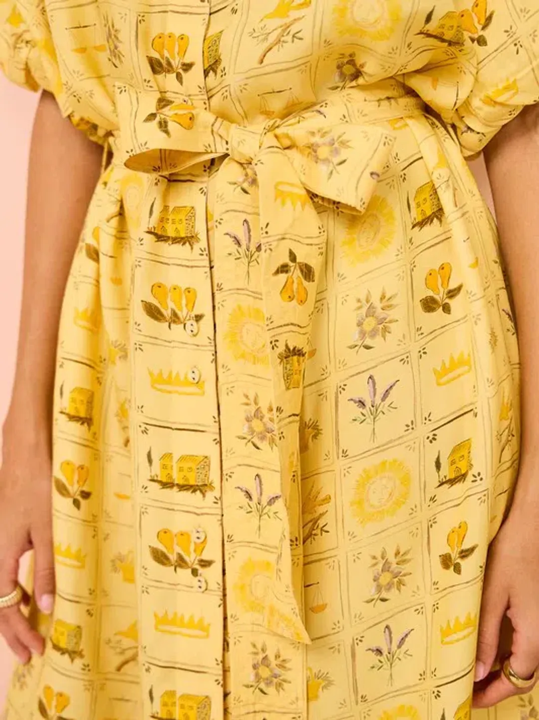 Palm Noosa Carla Dress In Amarilla Tile Size 14 for rent on The Volte - main image