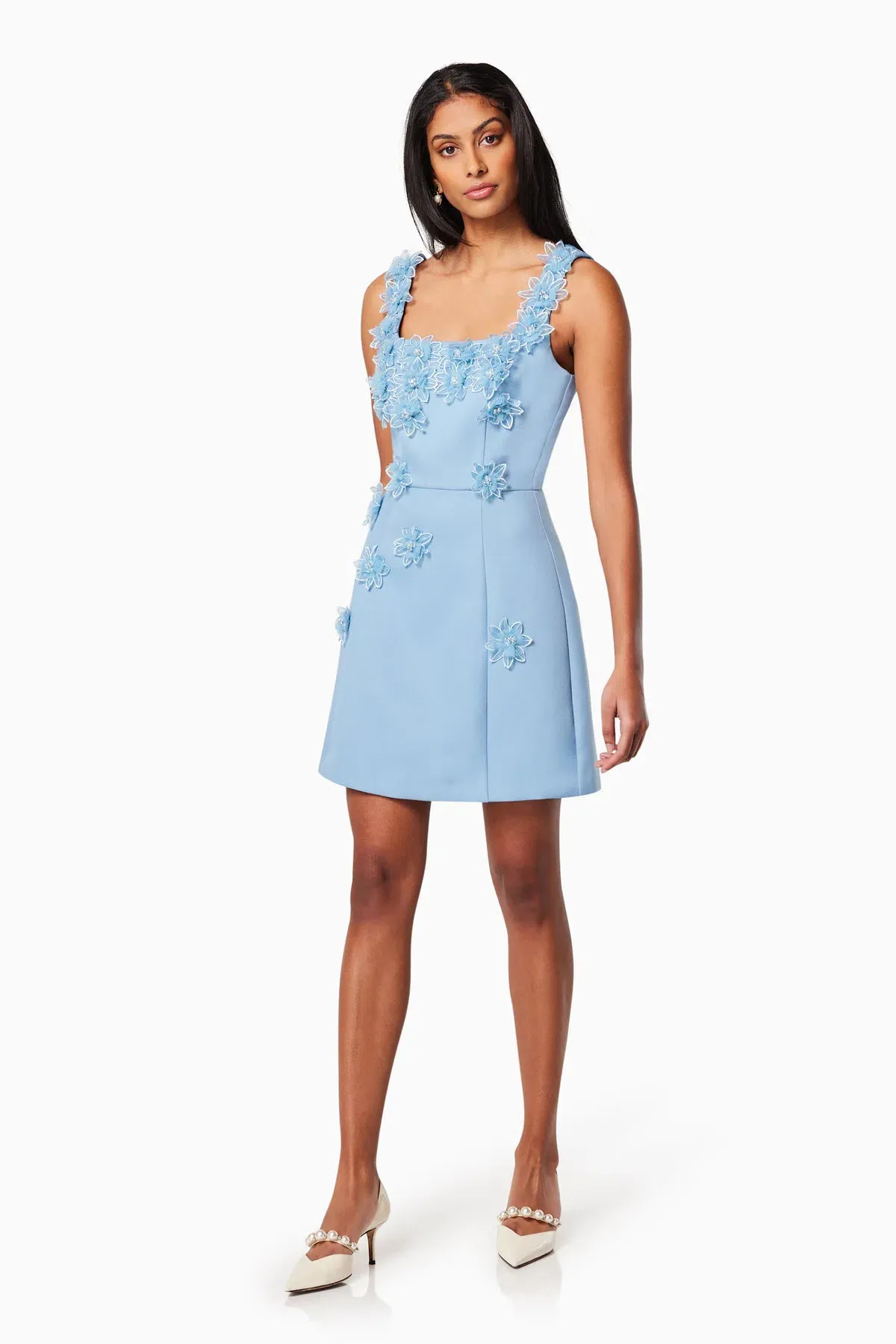 Elliatt Bruges Mini Dress in Cornflower Size 8 - Image 1