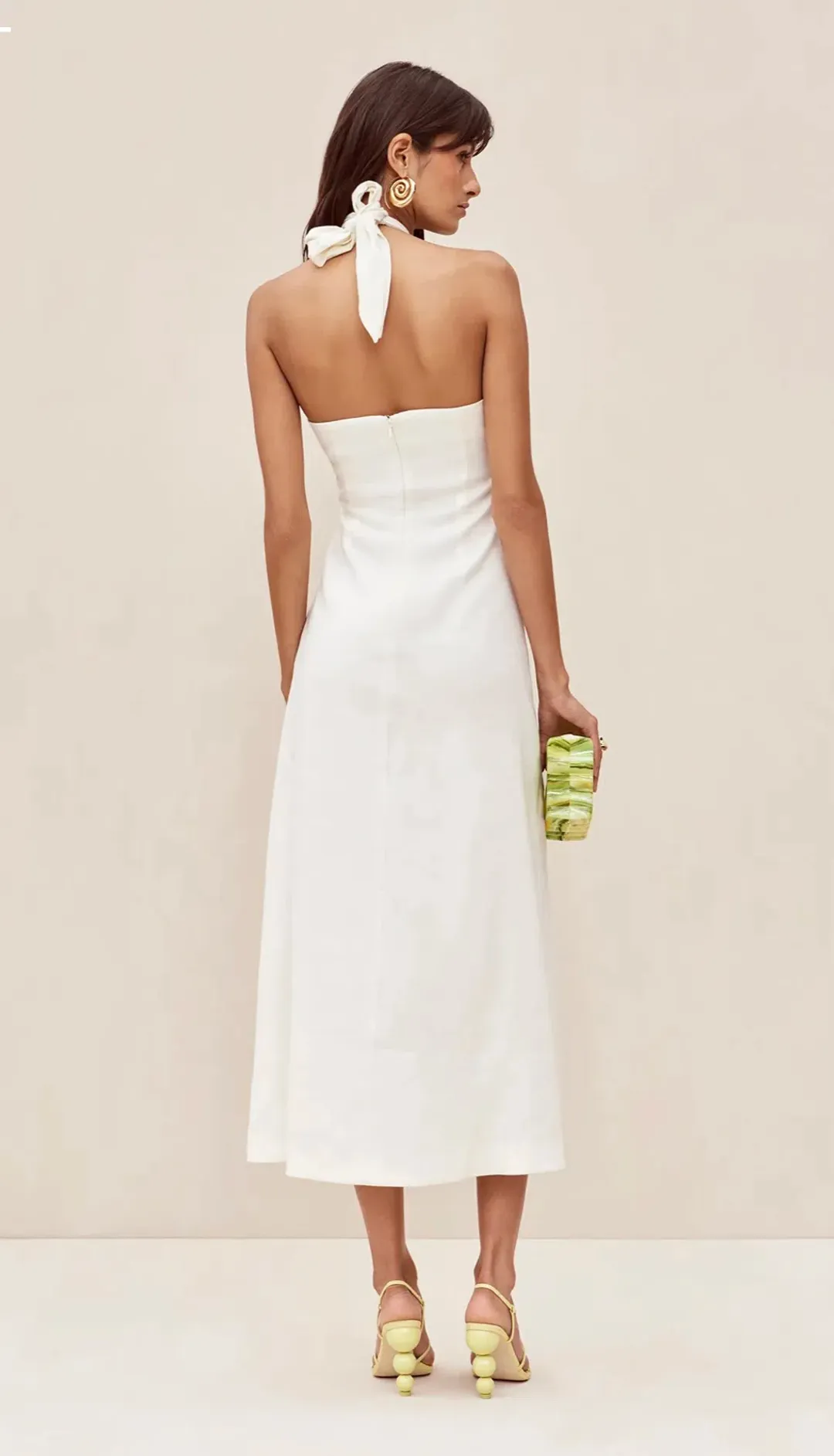 Cult Gaia Susana Dress Off White Size XS / AU 6 for rent on The Volte - main image