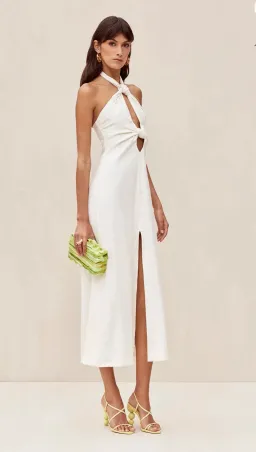 Cult Gaia Susana Dress Off White Size XS / AU 6 for rent on The Volte - image 4