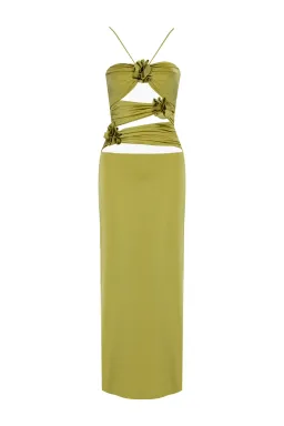 Maygel Coronel Veranera Dress Pascolo Green One Size for rent on The Volte - image 5