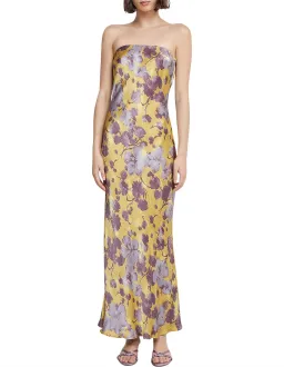 Bec & Bridge Moondance Strapless Maxi Dress Golden Violet Size XS / AU 6 for rent on The Volte - image 1