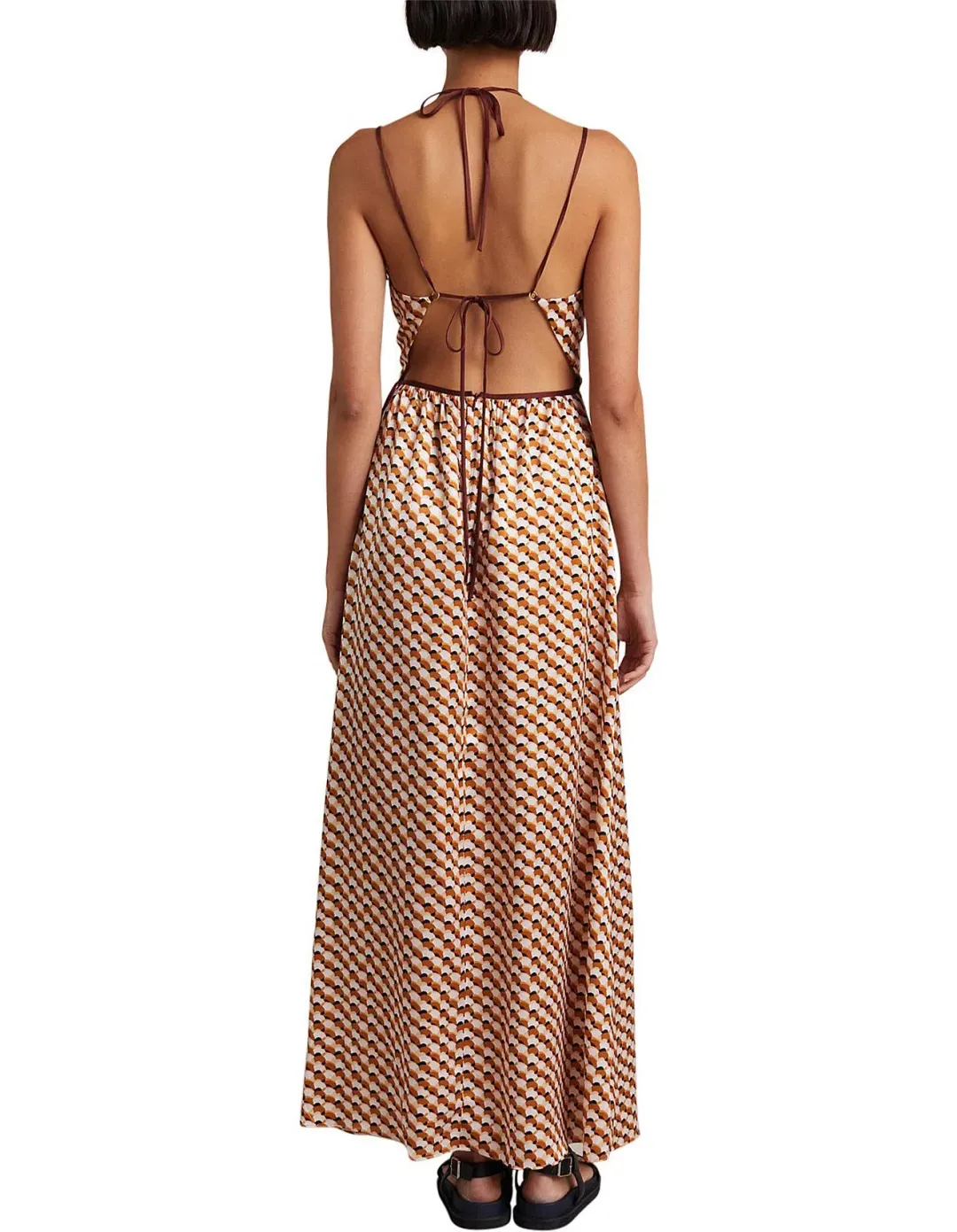 Bec & Bridge Casablanca Cut Out Maxi Dress Multi Size 8 for rent on The Volte - main image