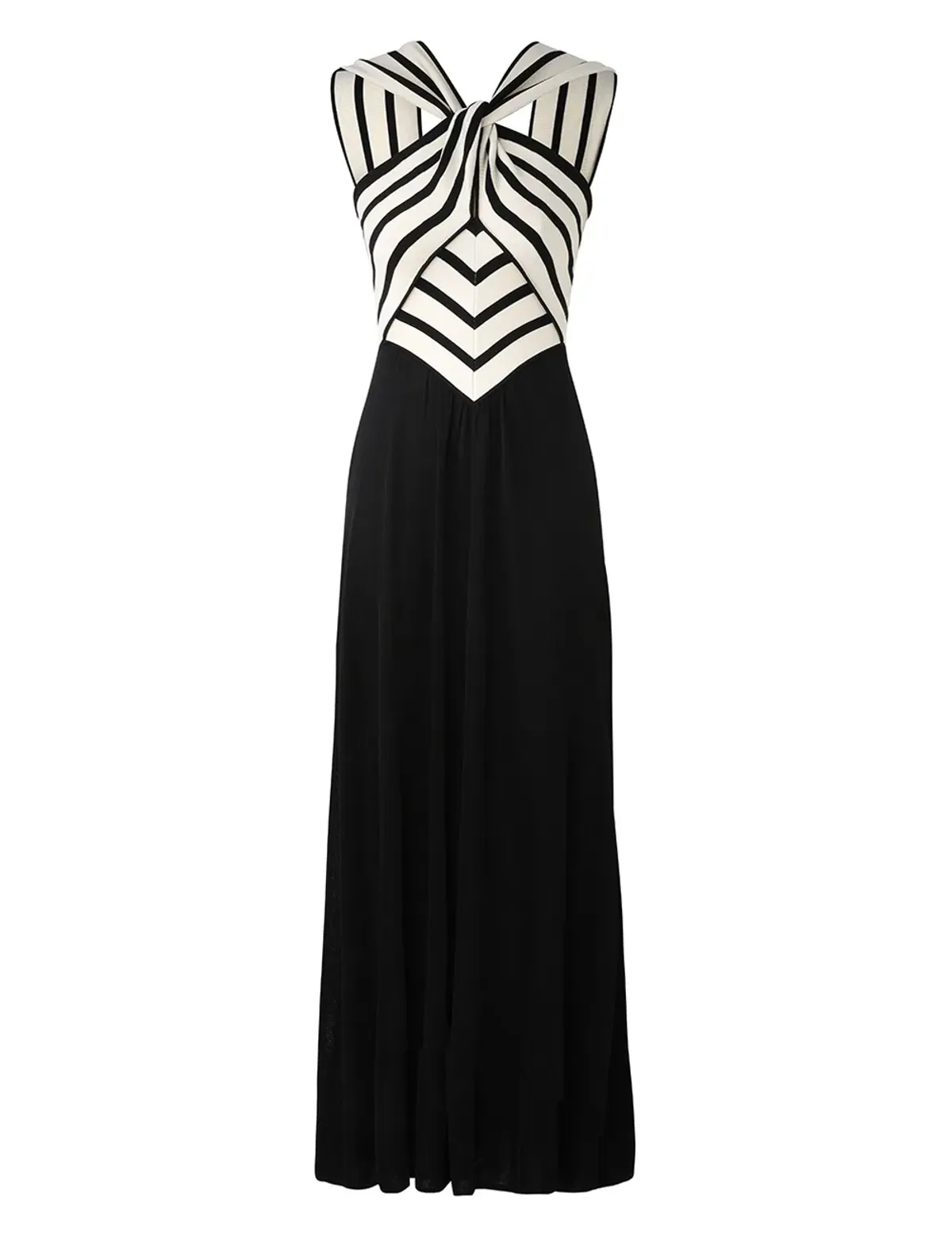 Zimmermann Natura Halter Neck Midi Dress Chevron Size 2 / AU 12 - Image 4