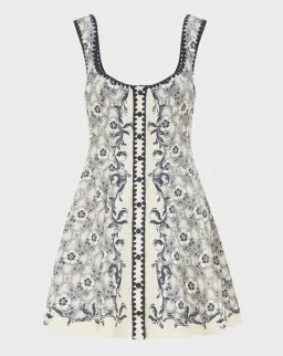 Alemais Airlie Mini Dress Print Size AU 8 for rent on The Volte - image 3