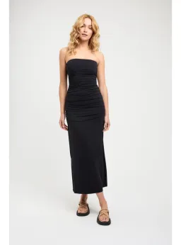 Kookai Elise Strapless Maxi Dress Black Size AU 10 for rent on The Volte - image 1