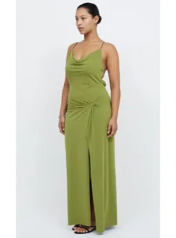 Bec & Bridge Myla Cowl Maxi Dress Fern Green Size AU 8 for rent on The Volte - image 2