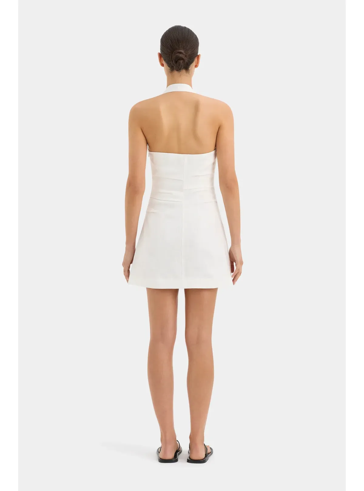 Sir The Label Noemi Halter Mini Dress Ivory Size 2 / AU 10 - Image 3