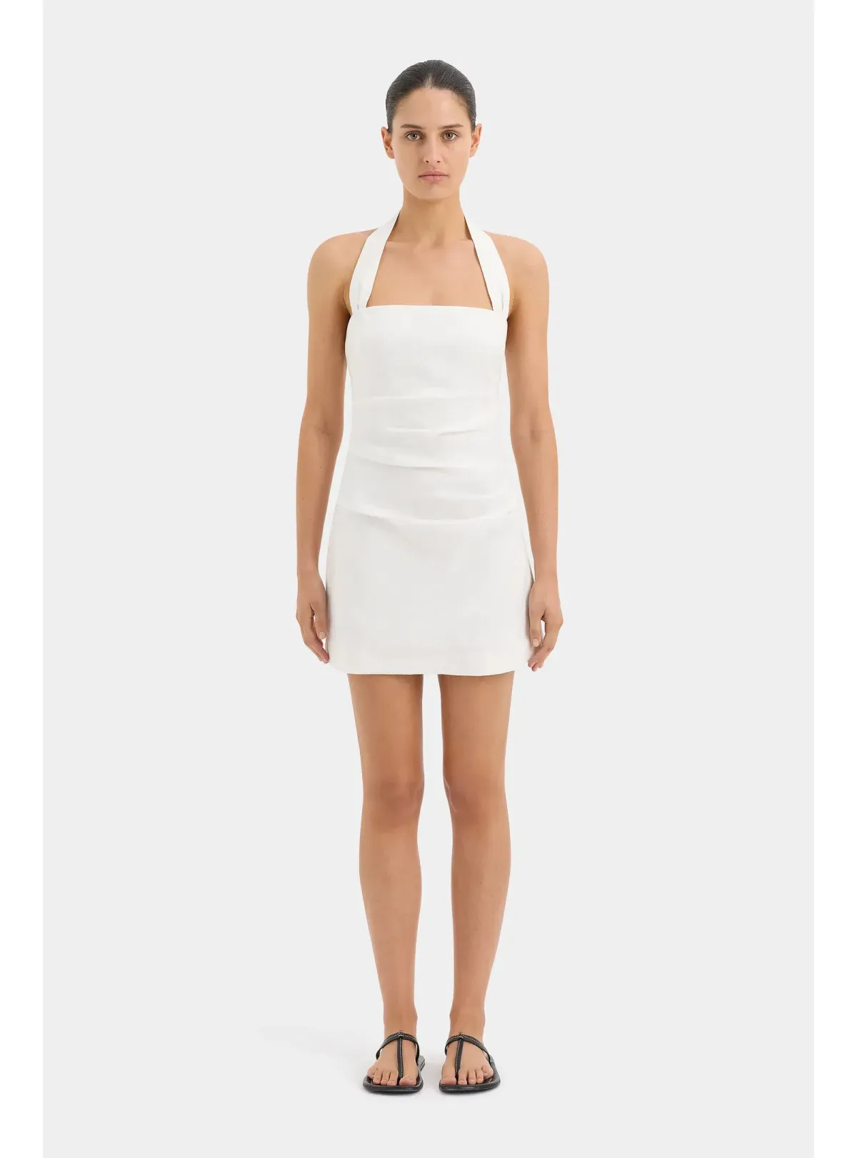 Sir The Label Noemi Halter Mini Dress Ivory Size 2 / AU 10 - Image 1