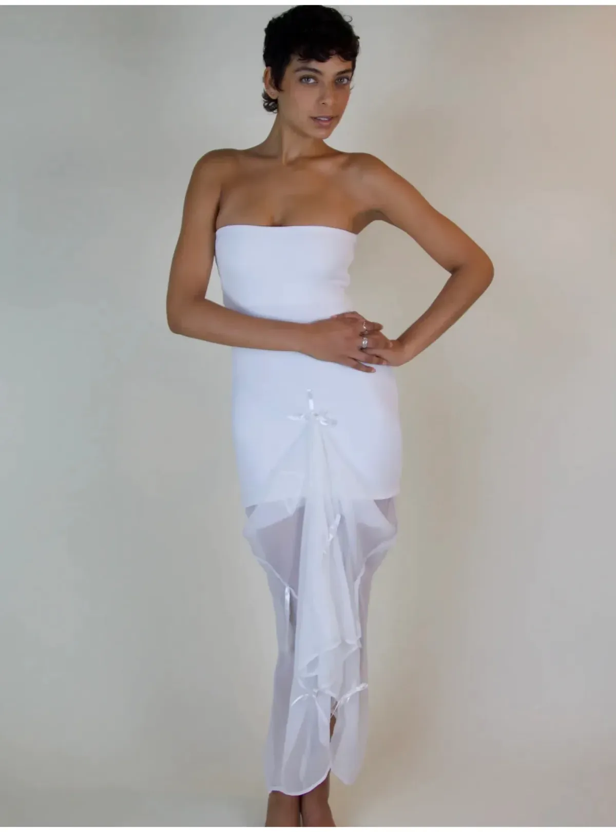 BUCI NYC Métis Dress Ivory Size S - Image 2