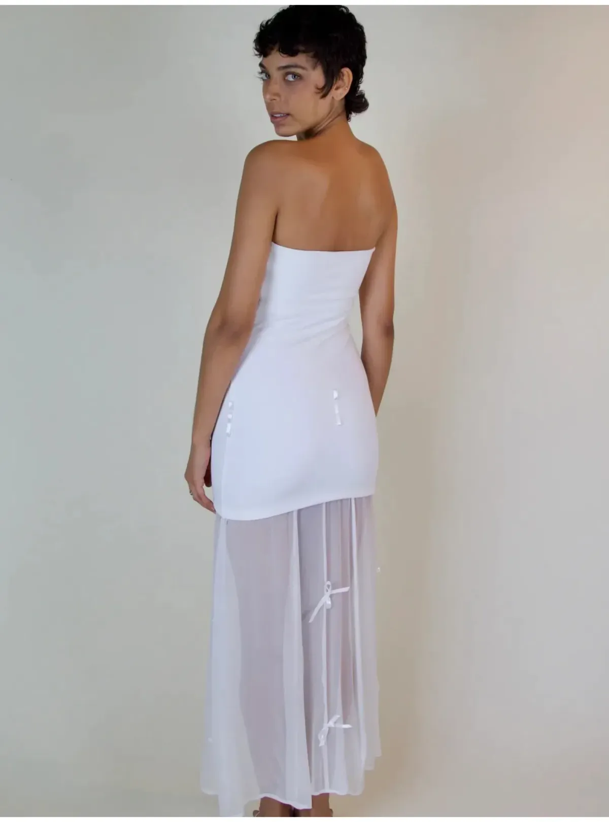 BUCI NYC Métis Dress Ivory Size S - Image 4