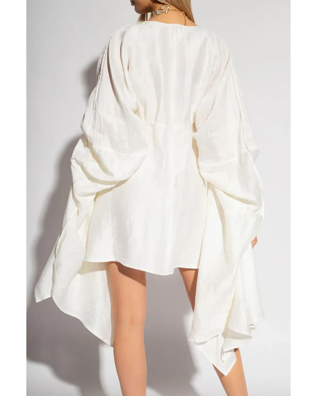 Cult Gaia Ashley Mini Dress Off White Size 12 for rent on The Volte - main image