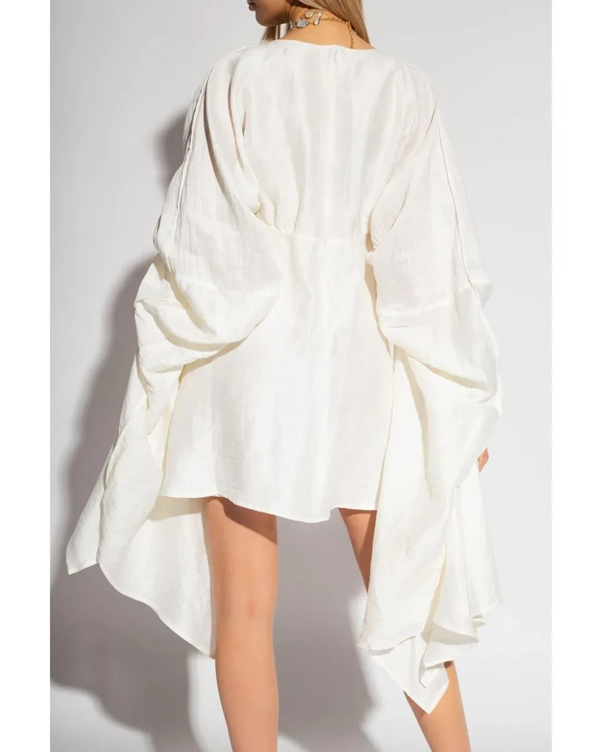 Cult Gaia Ashley Mini Dress Off White Size 12 - Image 3