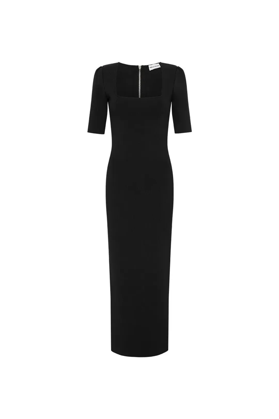 Rebecca Vallance Gaia Knit Midi Dress Black Size L/ AU 12 for rent on The Volte - main image