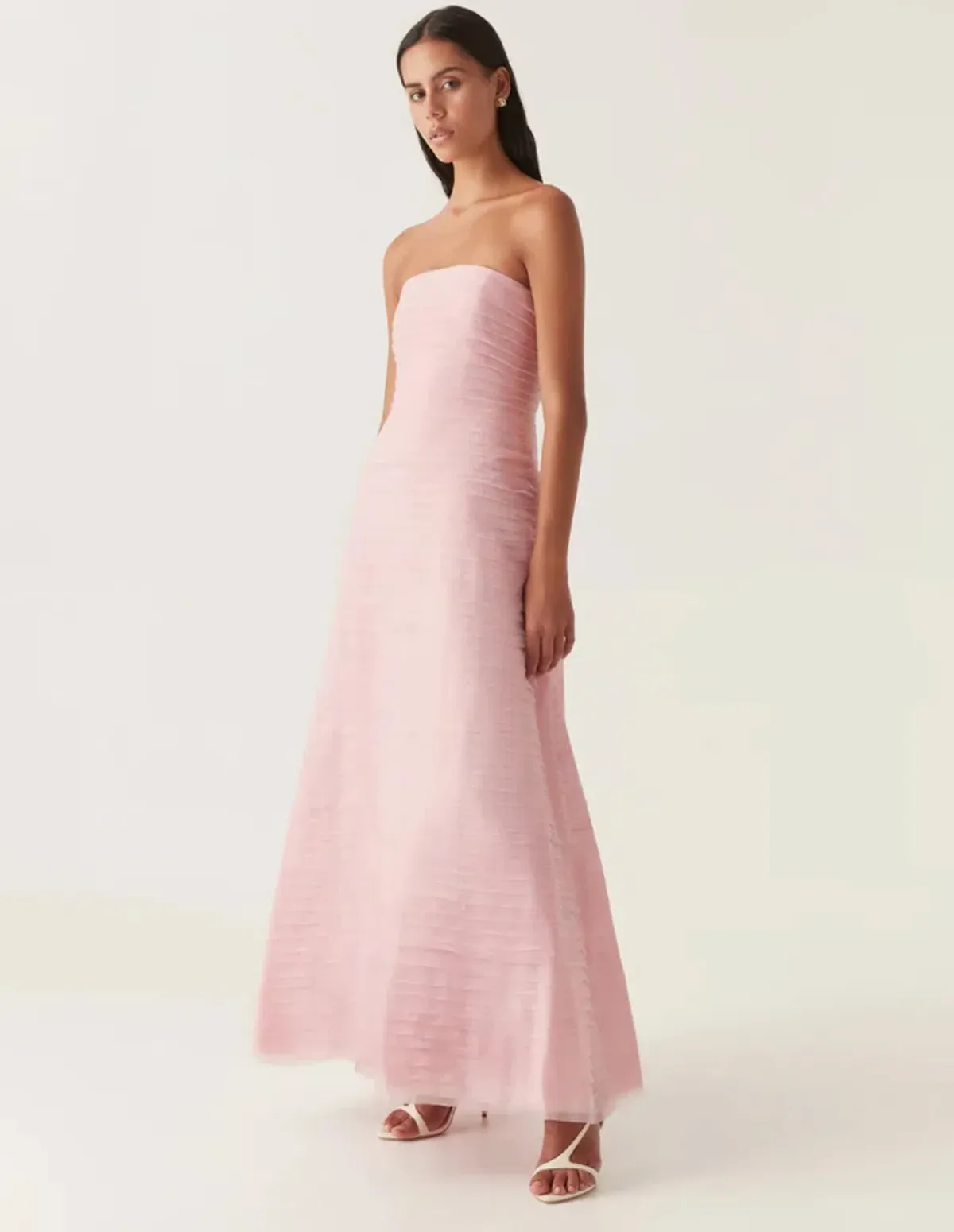 Aje Soundscape Maxi Dress Pink Size 8 - Image 1