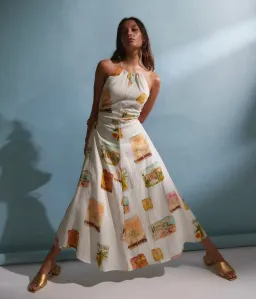 Roame Evy Dress in Desert Vista Size 1/Au 8 for rent on The Volte - image 1
