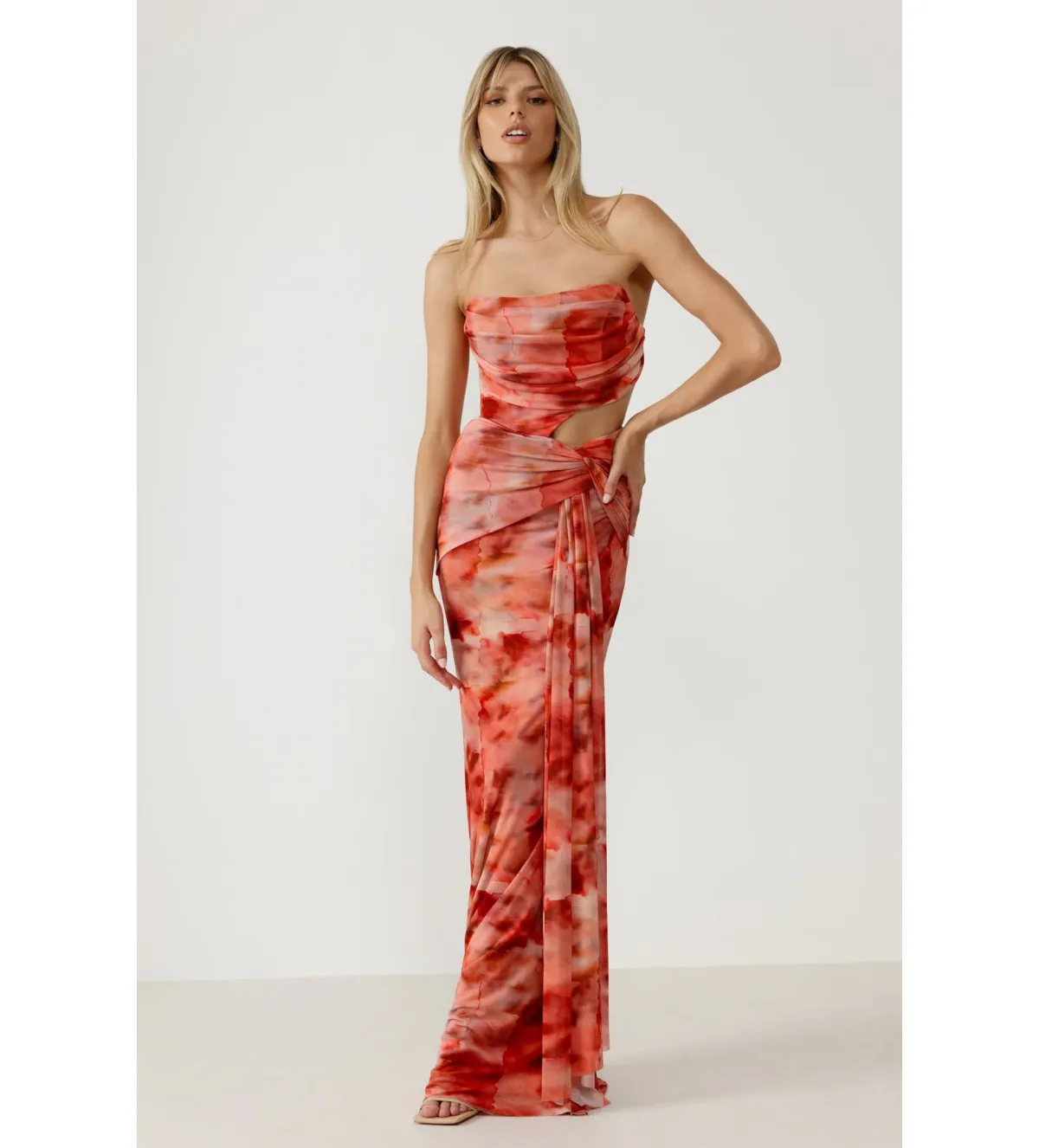 Lexi Fleur Dress Print Size 8 - Image 1