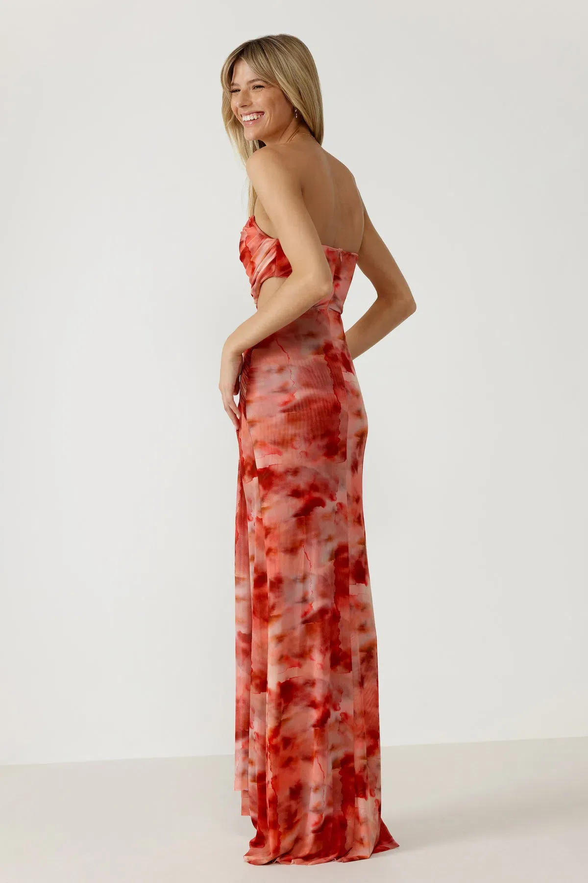 Lexi Fleur Dress Print Size 8 - Image 4