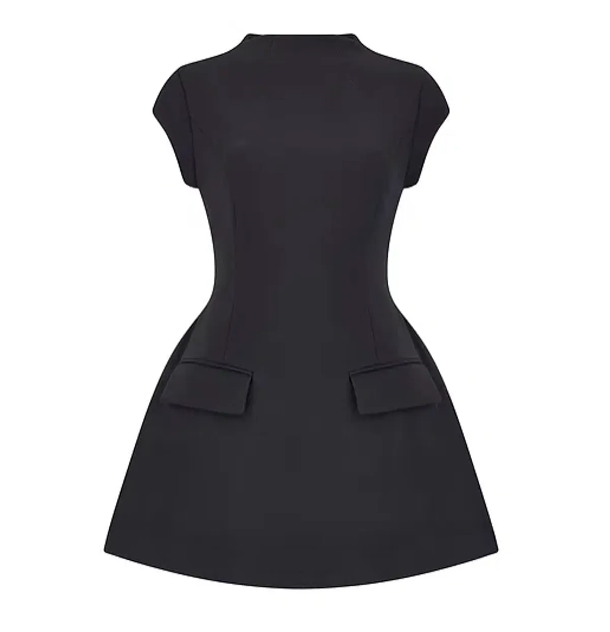 Odd Muse The Ultimate Muse Cap Sleeve Mini Dress in Black Size S/ AU 8 - Image 5