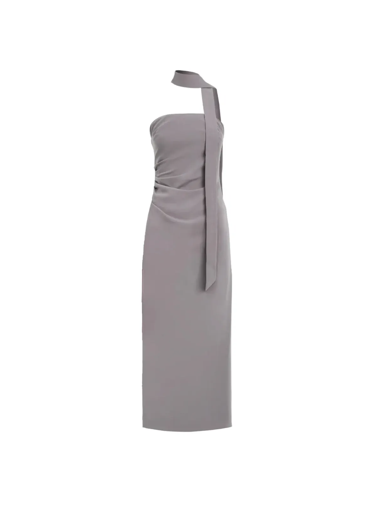 Kookai Koko Scarf Maxi Dress Charcoal Size 40 / AU 12 - Image 4