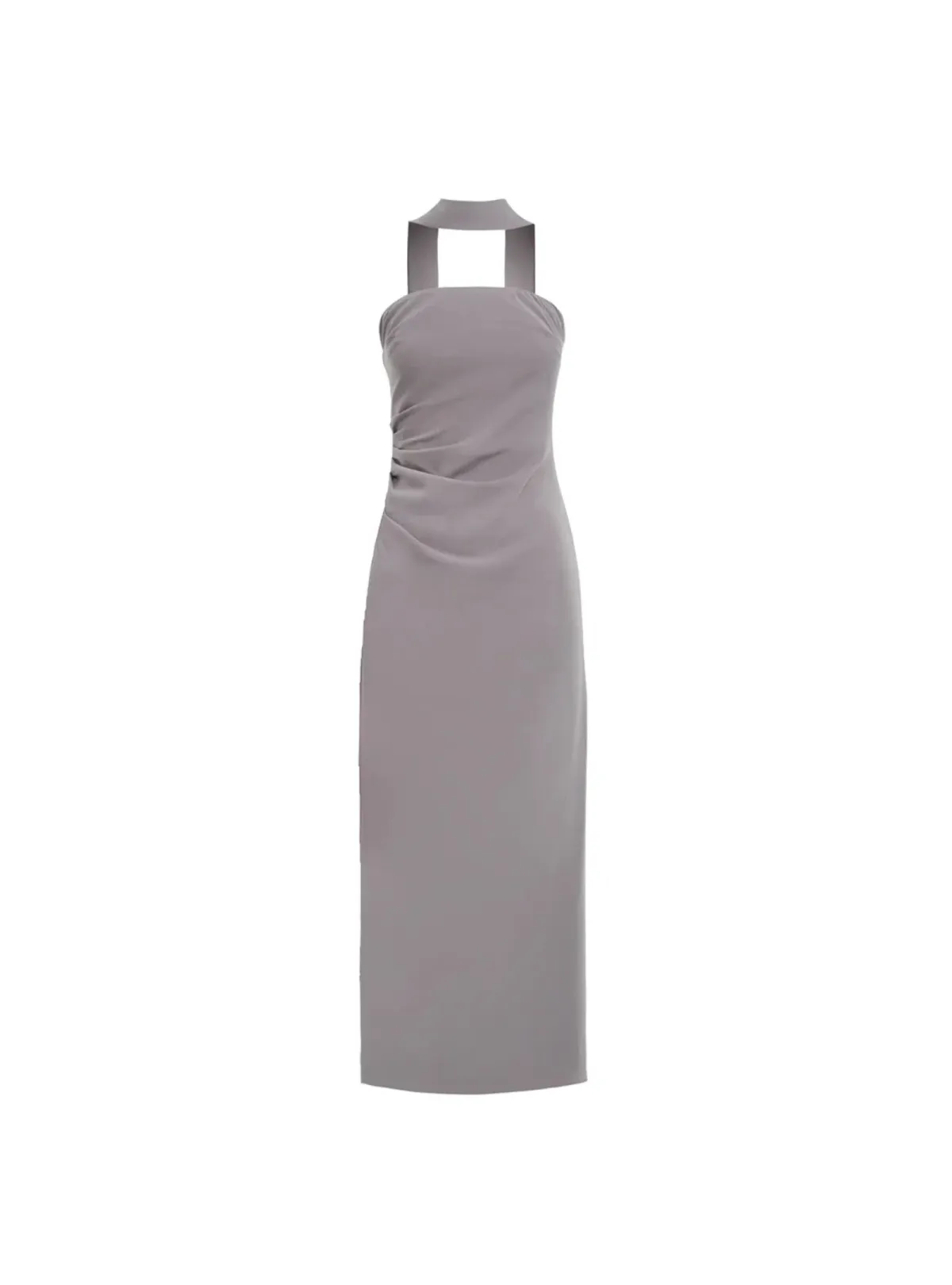 Kookai Koko Scarf Maxi Dress Charcoal Size 40 / AU 12 - Image 5