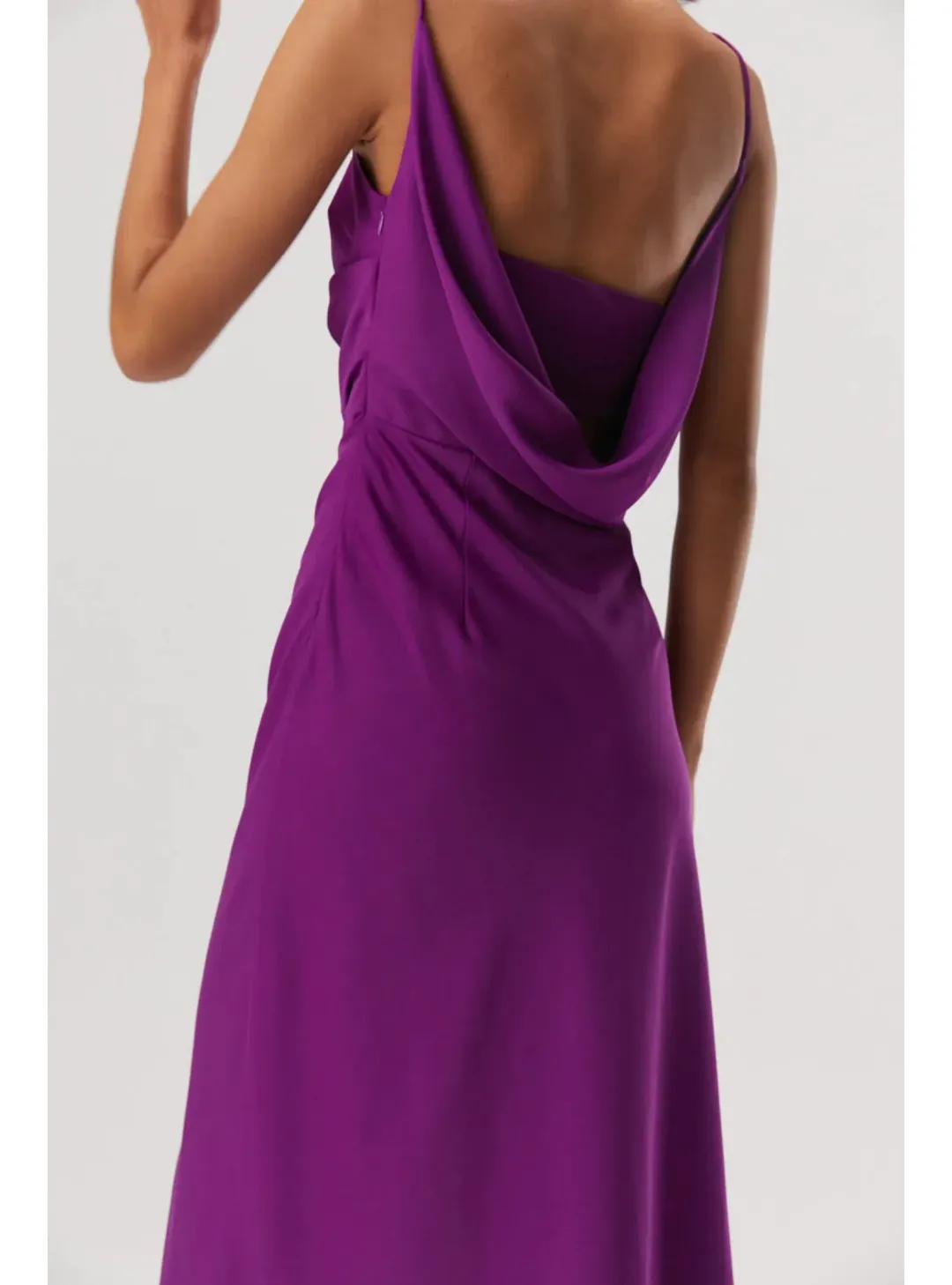 MISHA Alden Midi Dress Prism Violet Size 6/XS for rent on The Volte - main image