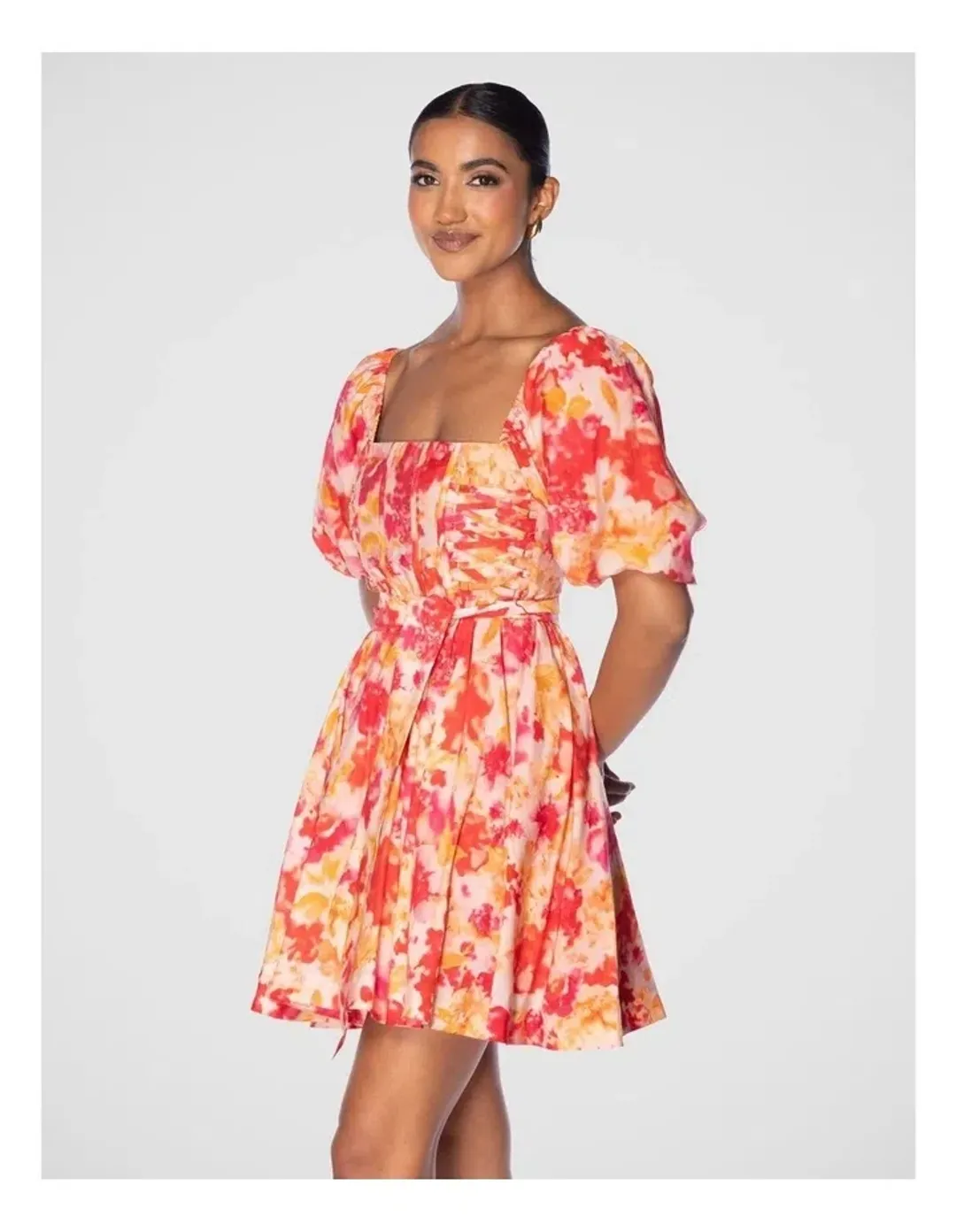 Pilgrim Janiya Mini Dress in Assorted Size 12 for rent on The Volte - main image