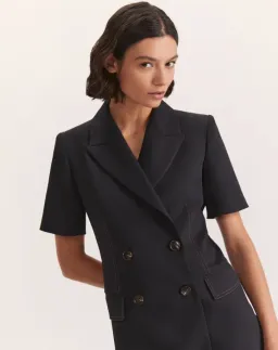 Saba Dharma Blazer Mini Dress Black Size 10 for rent on The Volte - image 4