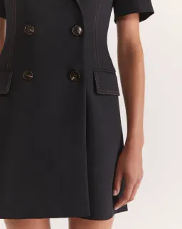 Saba Dharma Blazer Mini Dress Black Size 10 for rent on The Volte - image 5