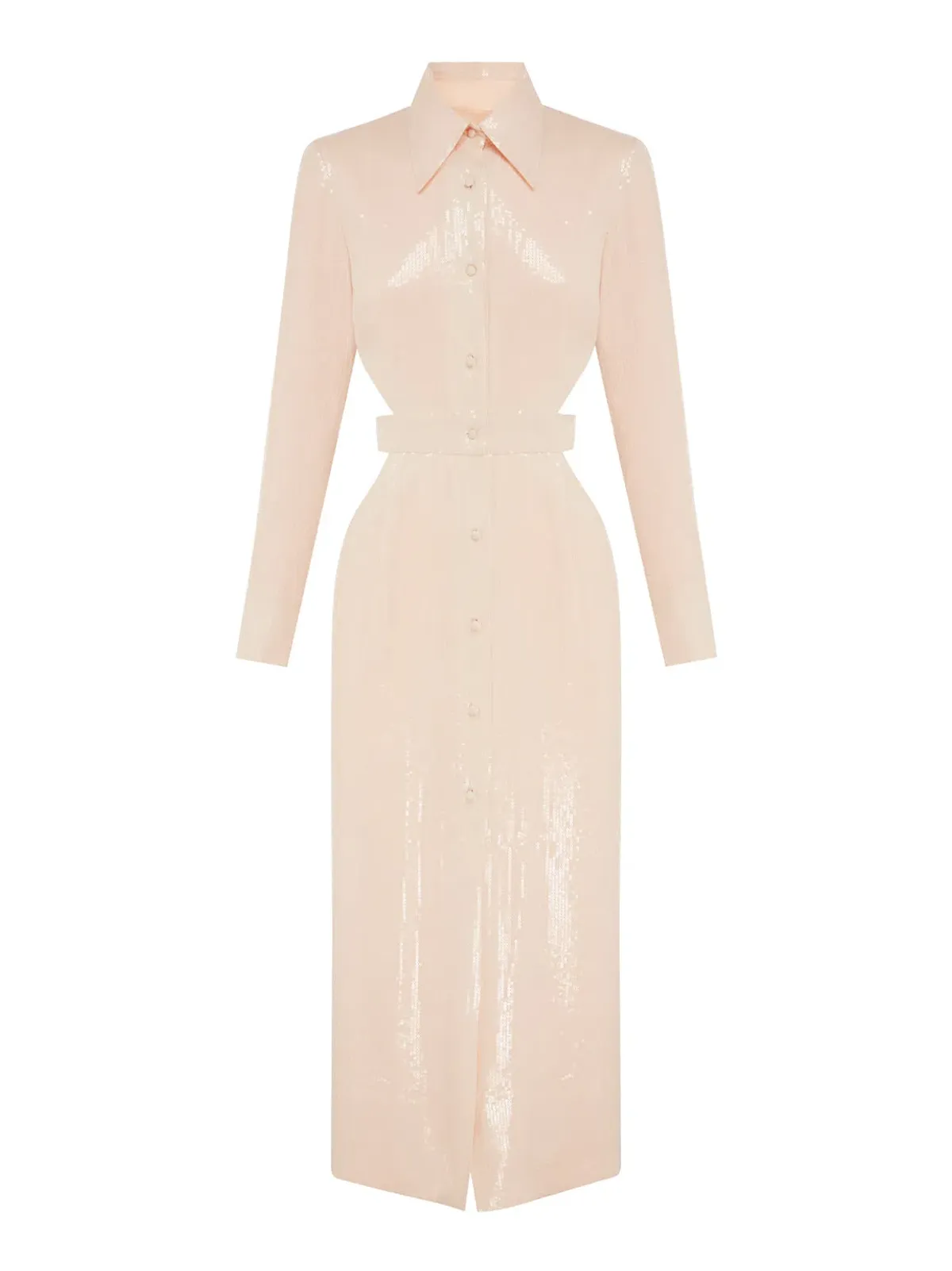Alice McCall Night Sky Trench Dress Chai Latte Size 12 - Image 4