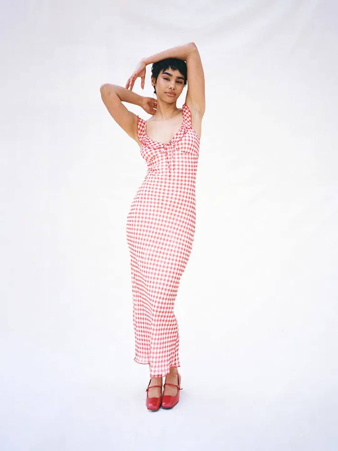 Realisation Par The Heidi Rouge Gingham Size AU 6 for rent on The Volte - main image
