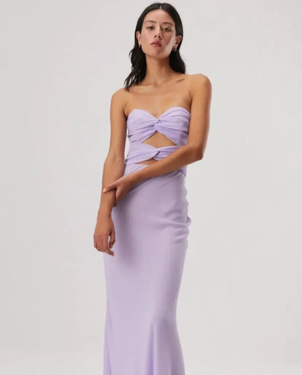 Misha Saga Maxi Dress In Violet Size 8 - Image 2