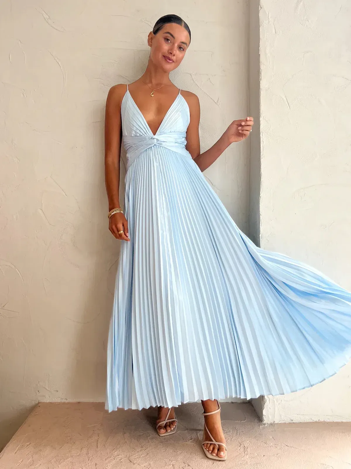 Issy Orla Dress In Blue Size 14 - Image 1