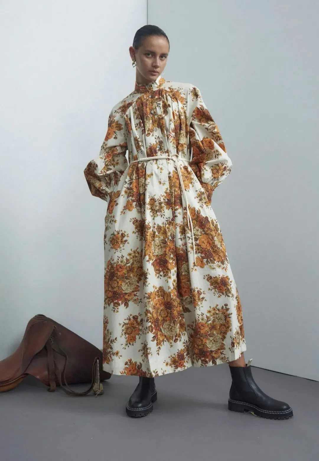 Alemais Derby Shirtdress Print Size 14 for rent on The Volte - main image
