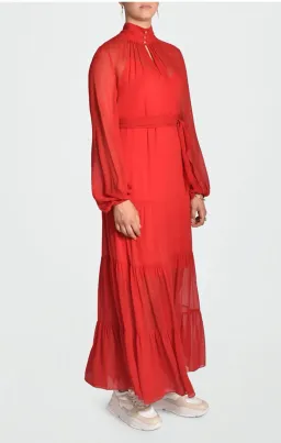 Husk Ruby Maxi Dress Chilli Red Size 12 for rent on The Volte - image 3