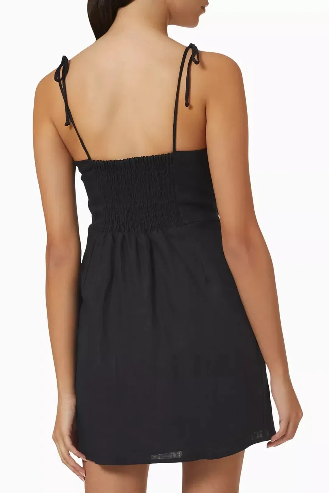 Faithfull The Brand Ysla Mini Dress Black Size S / AU 8 for rent on The Volte - main image