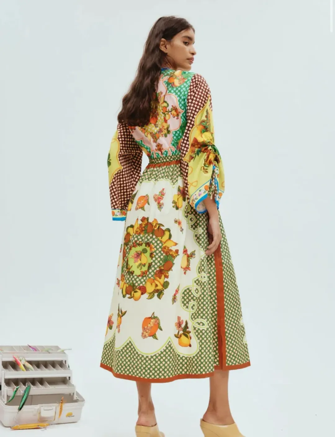 Alemais Lemonis Shirtdress Multi Size 10 for rent on The Volte - main image