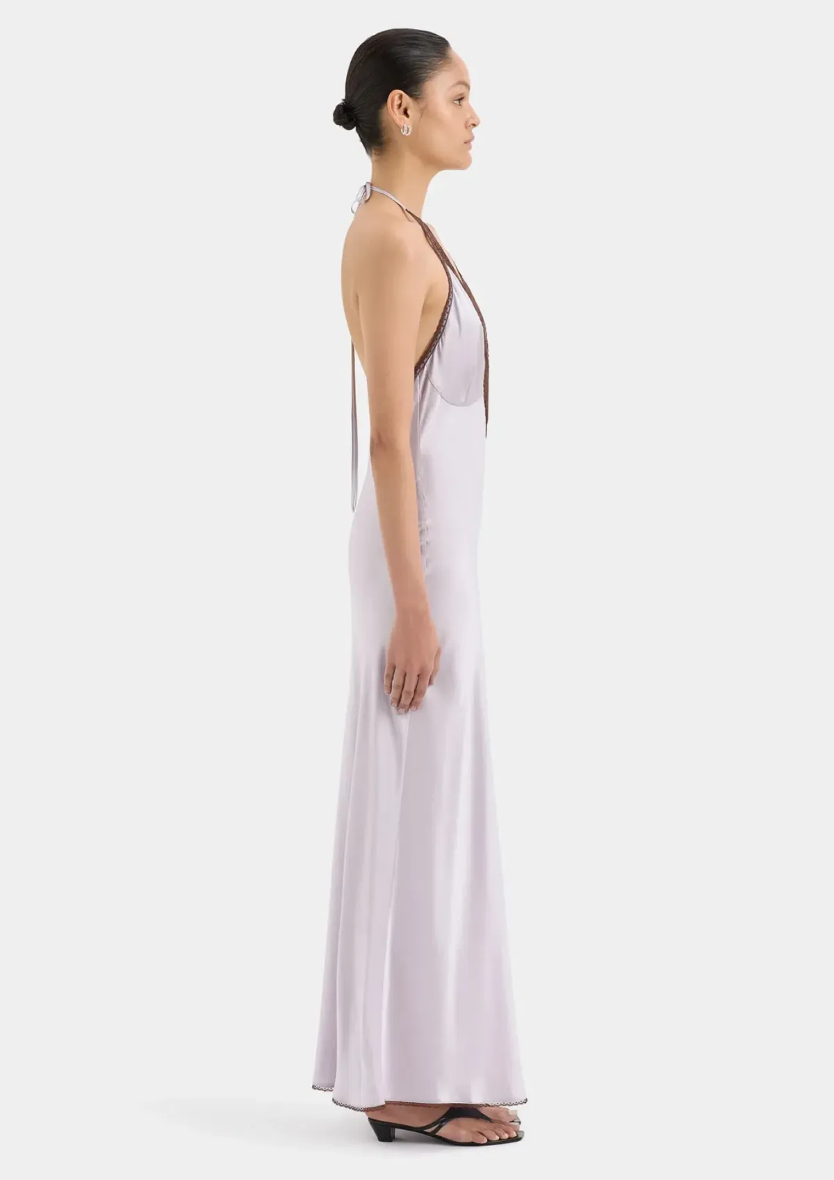 Sir The Label Aries Halter Dress Lilac Size 0/ AU 6 - Image 2