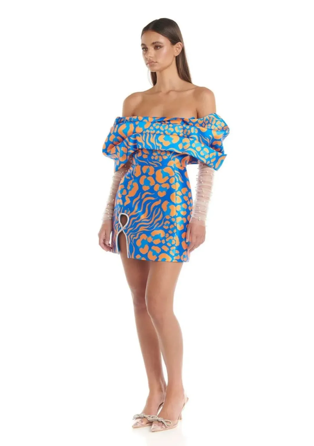 Eliya The Label Lola Mini Dress in Blue Size Small / AU 8 for rent on The Volte - main image